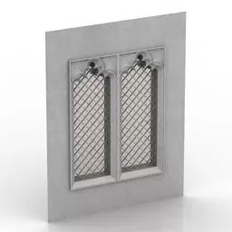 Arc Wall Arabic Decoration 3d model