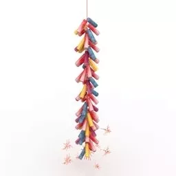 Firecracker Decoration 3d model