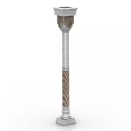 Rock Column Pedestal 3d model