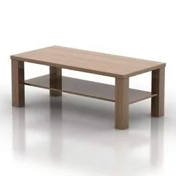 Round Glass Coffee Table Iron Leg 3d model
