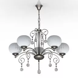 Retro Ceiling Lamp Eurosvet 3d model