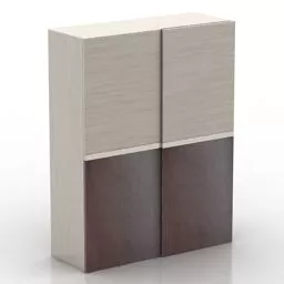 Wardrobe Cabinet Mdf Wooden 3d model