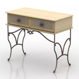 Dressing Table Iron Leg 3d model