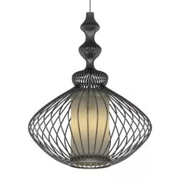 Small Bulbs Ceiling Lamp 3d model