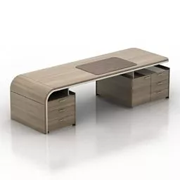 Office Work Table Smania 3d model