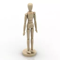 Human Shape Figurine 3d model Human Shape Figurine 3d model