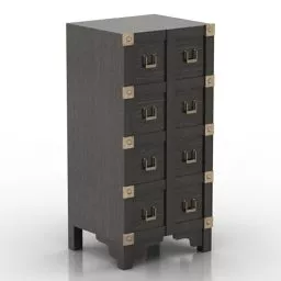 School Student Locker 3d model