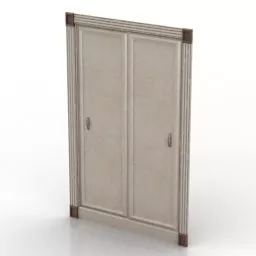 Thin Door 3d model