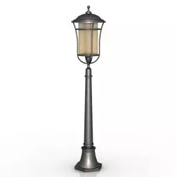 Antique Lamppost 3d model
