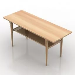 Table Chair And Tableware Decorative 3d model