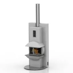 Wrought Iron Fireplace 3d model