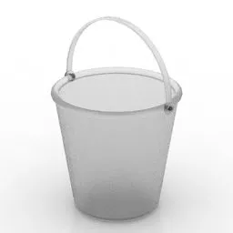 Plastic Bucket 3d model