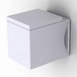 Hanging Toilet Sanitary 3d model