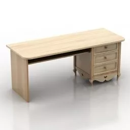 Table With Cabinet 3d model Table With Cabinet 3d model