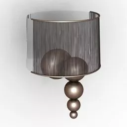 Decor Bronze Torchere Lamp 3d model