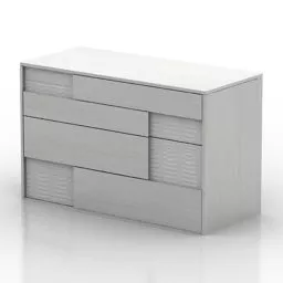 Modern Face Locker 3d model