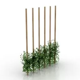 Chinese Painting With Hanger 3d model