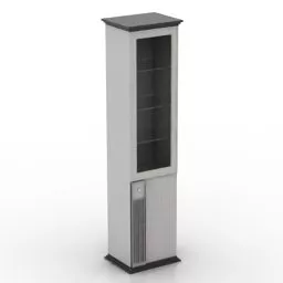 Rustic Steel Locker 3d model