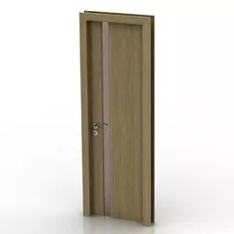 Apartment Door Mdf Texture 3d model