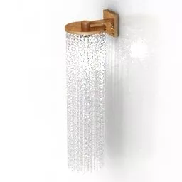 Chinese Carved Square Lamp 3d model