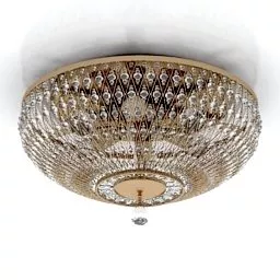 Ceiling Lamp Diamond Sphere Shade 3d model