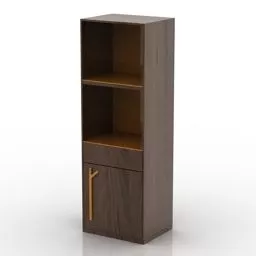 Luxury Bedside Cabinet For Bedroom 3d model