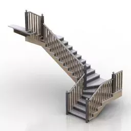 L Stair 3d model
