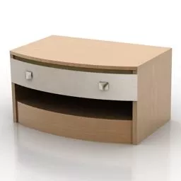 Kindergarten Furniture Table Chair 3d model