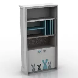 Book Rack 3d model
