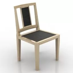 Classroom Chair With Table 3d model