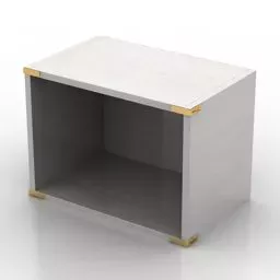 Simple Square Rack 3d model