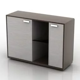 Locker Slide Door 3d model