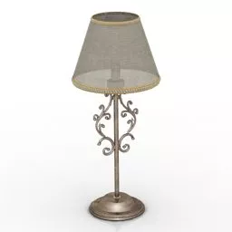 Brass Frame Ceiling Lamp 3d model