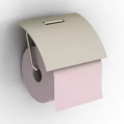 Bathroom Sanitary Hanger Paper 3d model