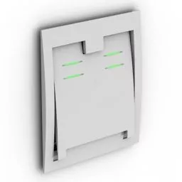 Plastic Electric Switch 3d model