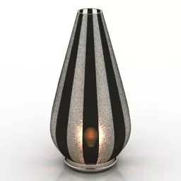 Decor Table Lamp Modern Vase Shade 3d model