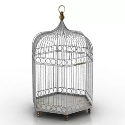 Bird Cage Common Style 3d model