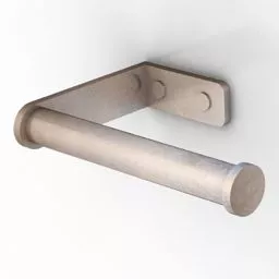 Toilet Brass Handle 3d model