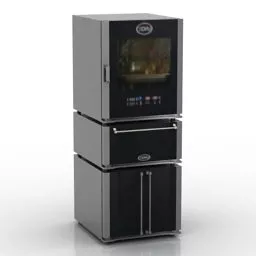Kitchen High Oven System Unok 3d model