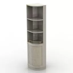 Tall Corner Rack Shelf 3d model