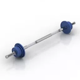 Lightweight Barbell 3d model