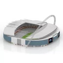London Wembley Stadium 3d model