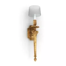 Antique Bronze Sconce 3d model