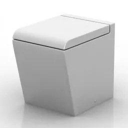 Modernism Simple Toilet 3d model