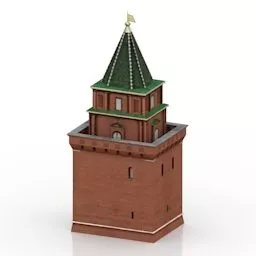 Moscow Kremlin Petrovskaya Building 3d model