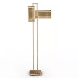 Decor Bronze Torchere Lamp 3d model