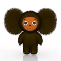 Stuffed Toy Big Ear 3d model
