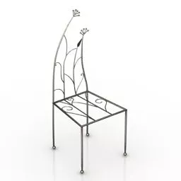 Steel Chair 3d model