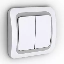 Electric Switch Smooth Edge 3d model