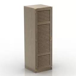 Antique Tropical Locker 3d model
